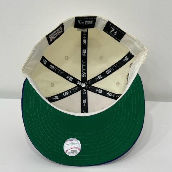 New Era Brooklyn Dodgers 42 Jackie Robinson Commemorative Fitted Cap Hat 7 3/8 - Picture 4 of 4